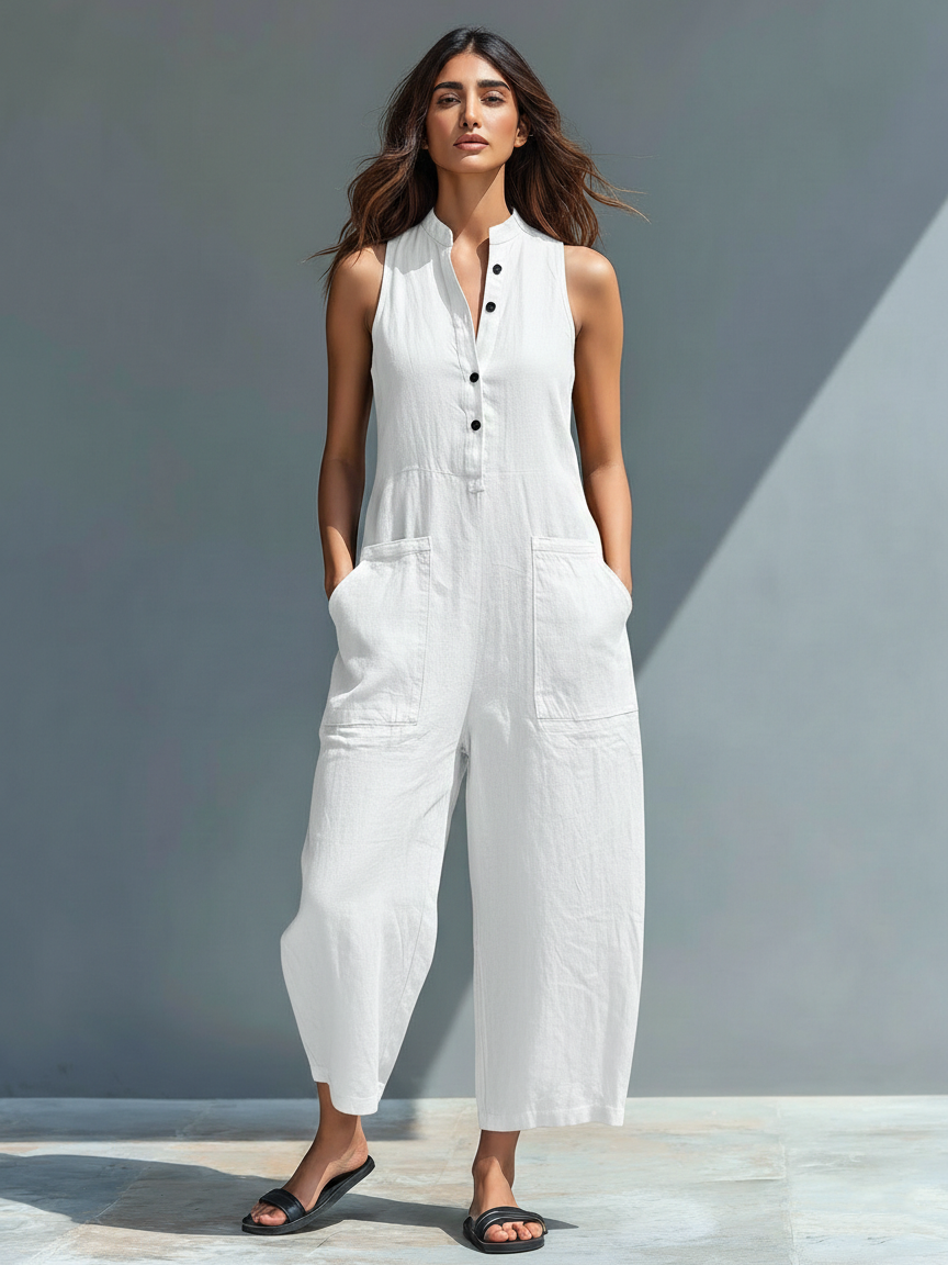 Sanne | Women's Sleeveless Casual Jumpsuit Summer