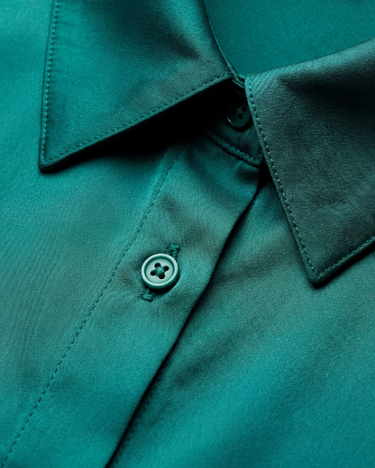 Thea | Women's Smooth Button-Up Blouse