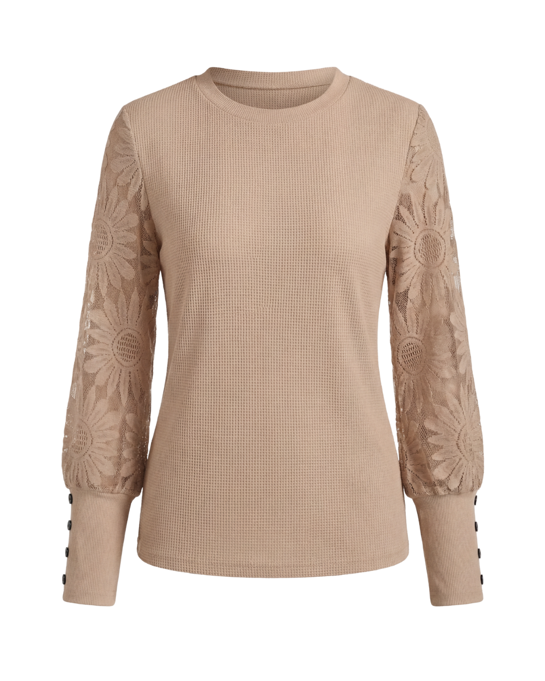 Mette | Women's Decorative Sleeve Button-Detail Blouse