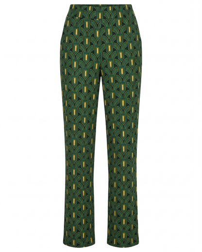 Priya | Women's Printed Straight-Leg pants