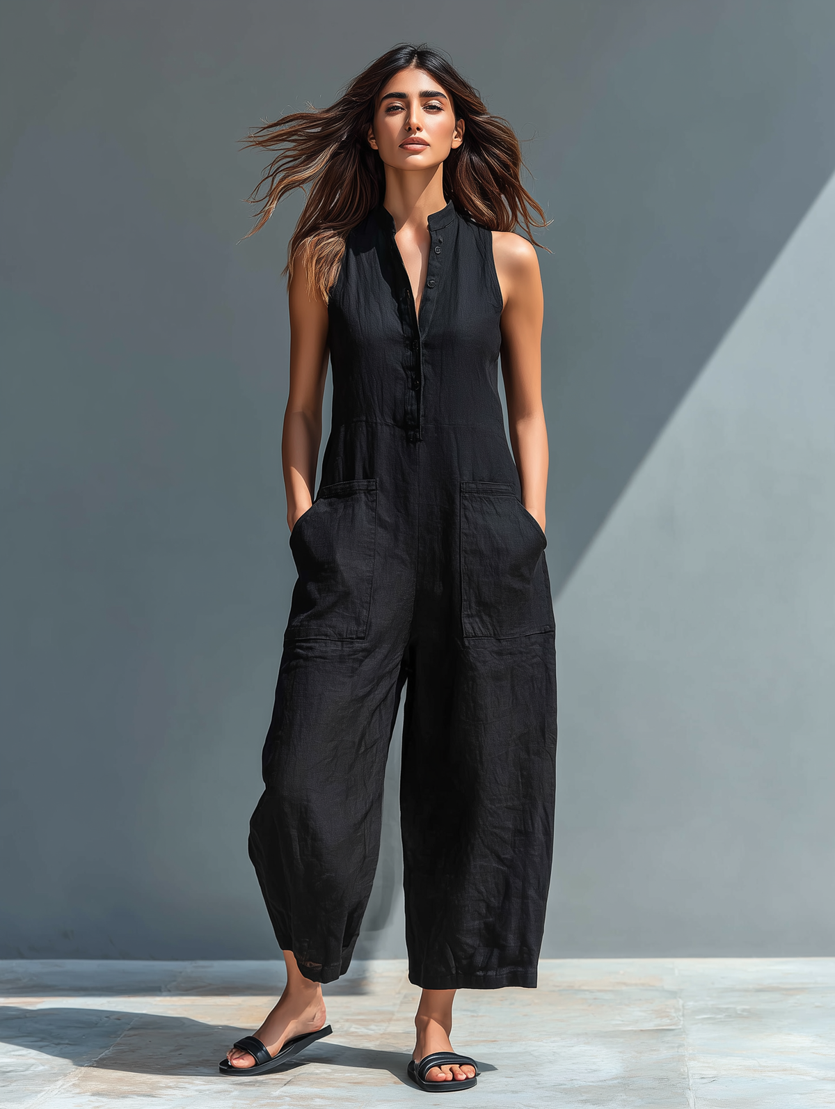 Sanne | Women's Sleeveless Casual Jumpsuit Summer