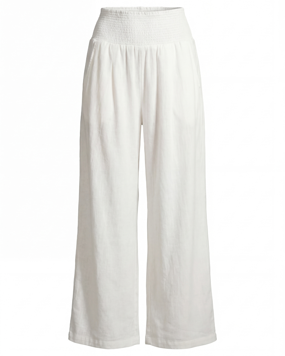 Mette | Women's High-Waisted Pleated Wide-Leg Pants