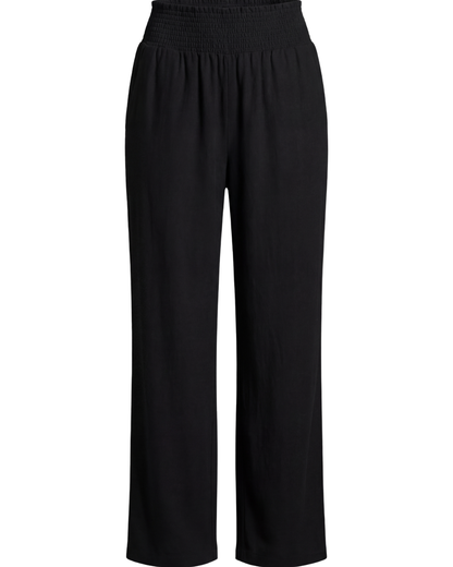 Mette | Women's High-Waisted Pleated Wide-Leg Pants