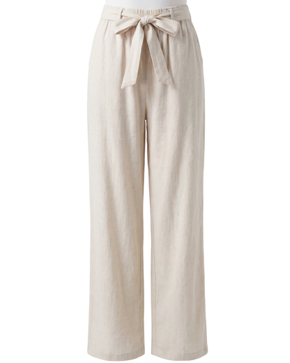 Wren | Women's Tied Waist Wide-Leg Pants
