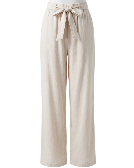 Wren | Women's Tied Waist Wide-Leg Pants