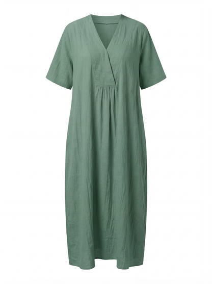 Sienna | Women's Casual V-Neck Midi Dress