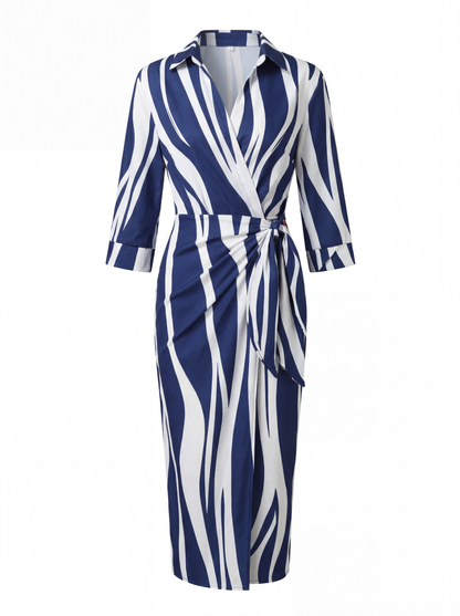 Marlow | Women's Elegant Floral Wrap Dress
