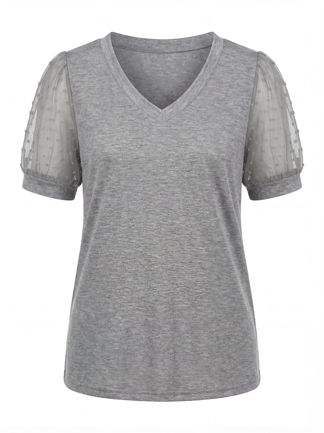 Thea | Women's V-Neck Puff Sleeve Top