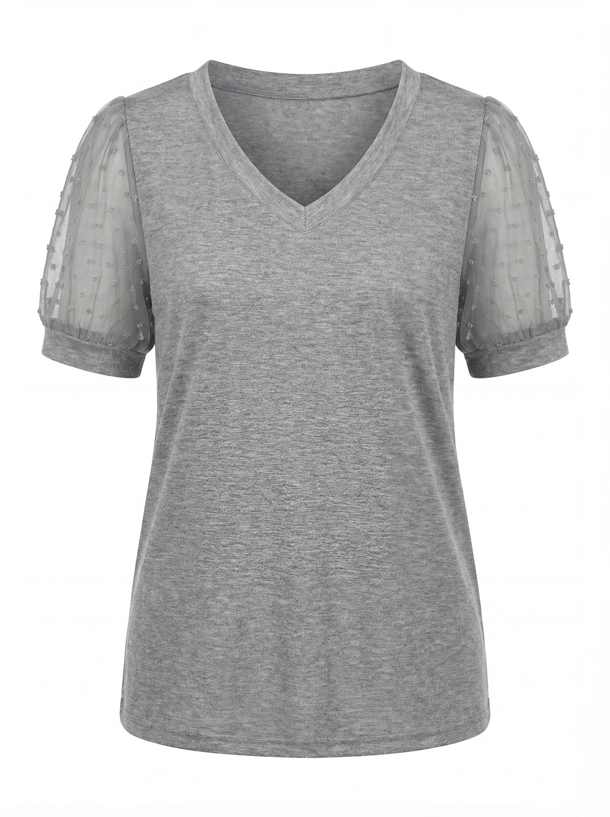 Thea | Women's V-Neck Puff Sleeve Top