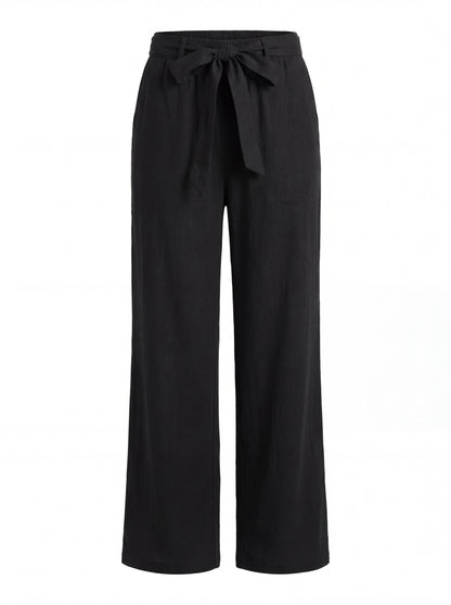 Wren | Women's Tied Waist Wide-Leg Pants