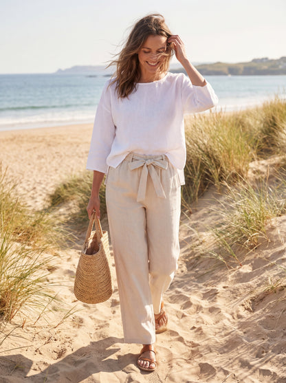 Wren | Women's Tied Waist Wide-Leg Pants